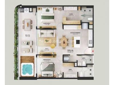 Apartamento en venta en Pozos Colorados Santa Marta, Santa Marta · foto 12 de 13