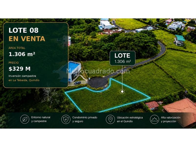 Lote en Venta, Via Al Eden, Armenia - Vista 3