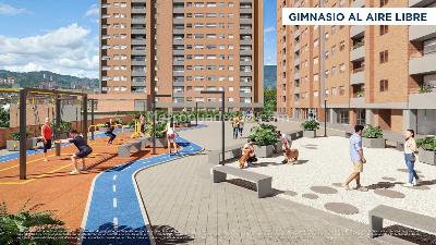 Apartamento de 3 alcobas en venta en Artex, Itagüí, 69 m² · foto 8 de 17