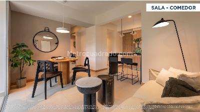 Apartamento de 1 alcoba en venta en Noel, Medellín, 56 m² · foto 11 de 17