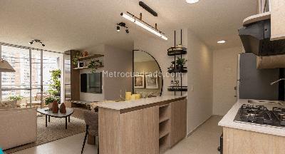 Apartamento de 3 alcobas en venta en Santa Fé, Medellín, 67 m² · foto 5 de 10