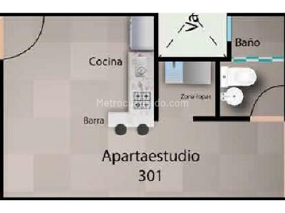 Apartaestudio en venta en Betania, Sabaneta, 45 m² · foto 2 de 16