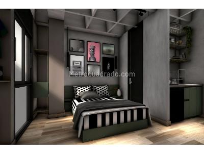 Apartaestudio en venta en La Ladera, Sabaneta, 41 m² · foto 2 de 10