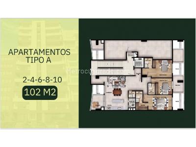 Apartamento de 3 alcobas en venta en Las Acacias, Medellín, 118 m² · foto 4 de 8