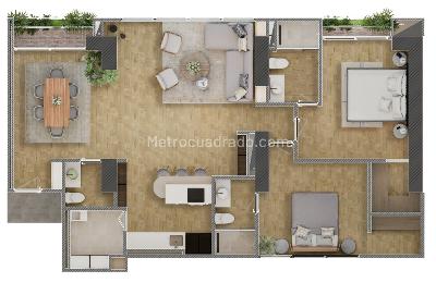 Apartamento en venta en Santa Barbara, Bogotá · foto 13 de 13