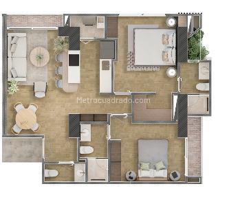 Apartamento en venta en Santa Barbara, Bogotá · foto 12 de 13
