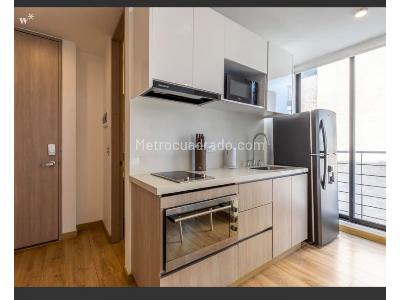 Apartaestudio en arriendo en Santa Paula, Bogotá, 27 m² · foto 11 de 18