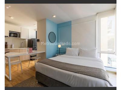 Apartaestudio en arriendo en Santa Paula, Bogotá, 27 m² · foto 5 de 18