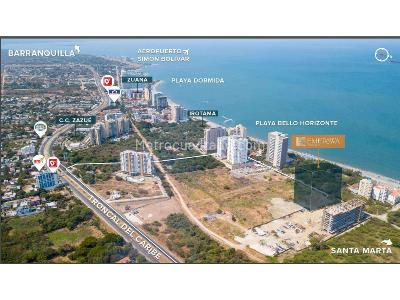 Apartaestudio en venta en Pozos Colorados, Santa Marta, 40 m² · foto 20 de 20