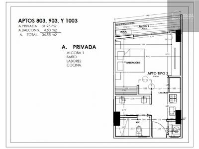 Apartaestudio en venta en Bellavista, Santa Marta, 37 m² · foto 15 de 15