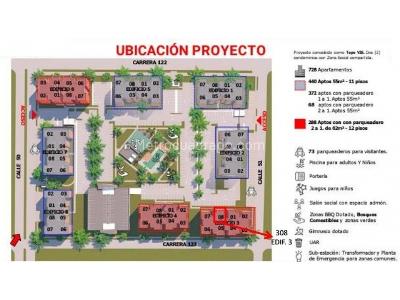 Apartamento de 2 alcobas en venta en Tierra Linda, Cali, 62 m² · foto 10 de 15