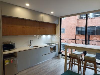 Apartaestudio en arriendo en Santa Barbara Occidental, Bogotá, 35 m² · foto 3 de 10