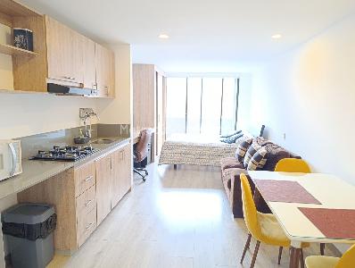 Apartaestudio en venta en Andes Norte, Bogotá, 33 m² · foto 6 de 16