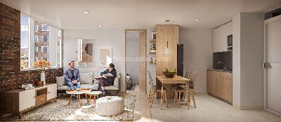 Apartamento de 2 alcobas en venta en Perdomo, Bogotá, 37 m² · foto 2 de 7