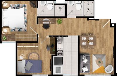 Apartamento de 2 alcobas en venta en Santa Ana I Sector, Soacha, 44 m² · foto 14 de 14