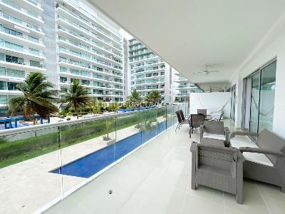 Apartamento de 2 alcobas en venta en La Boquilla, Cartagena, 102 m² · foto 4 de 18