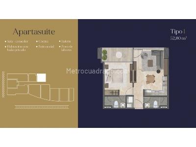 Apartamento de 1 alcoba en venta en Playa Salguero, Santa Marta, 53 m² · foto 2 de 15