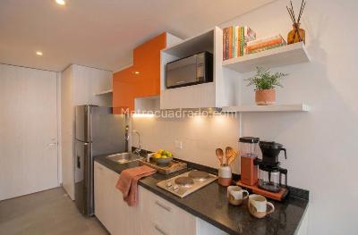 Apartamento de 1 alcoba en arriendo en Sucre, Bogotá, 26 m² · foto 4 de 13