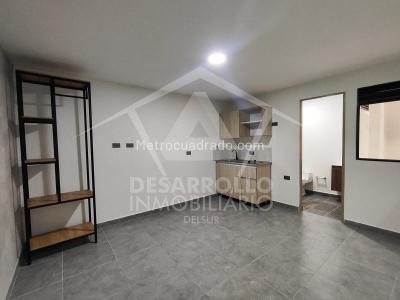 Apartaestudio en arriendo en El Dorado, Envigado, 20 m² · foto 2 de 4