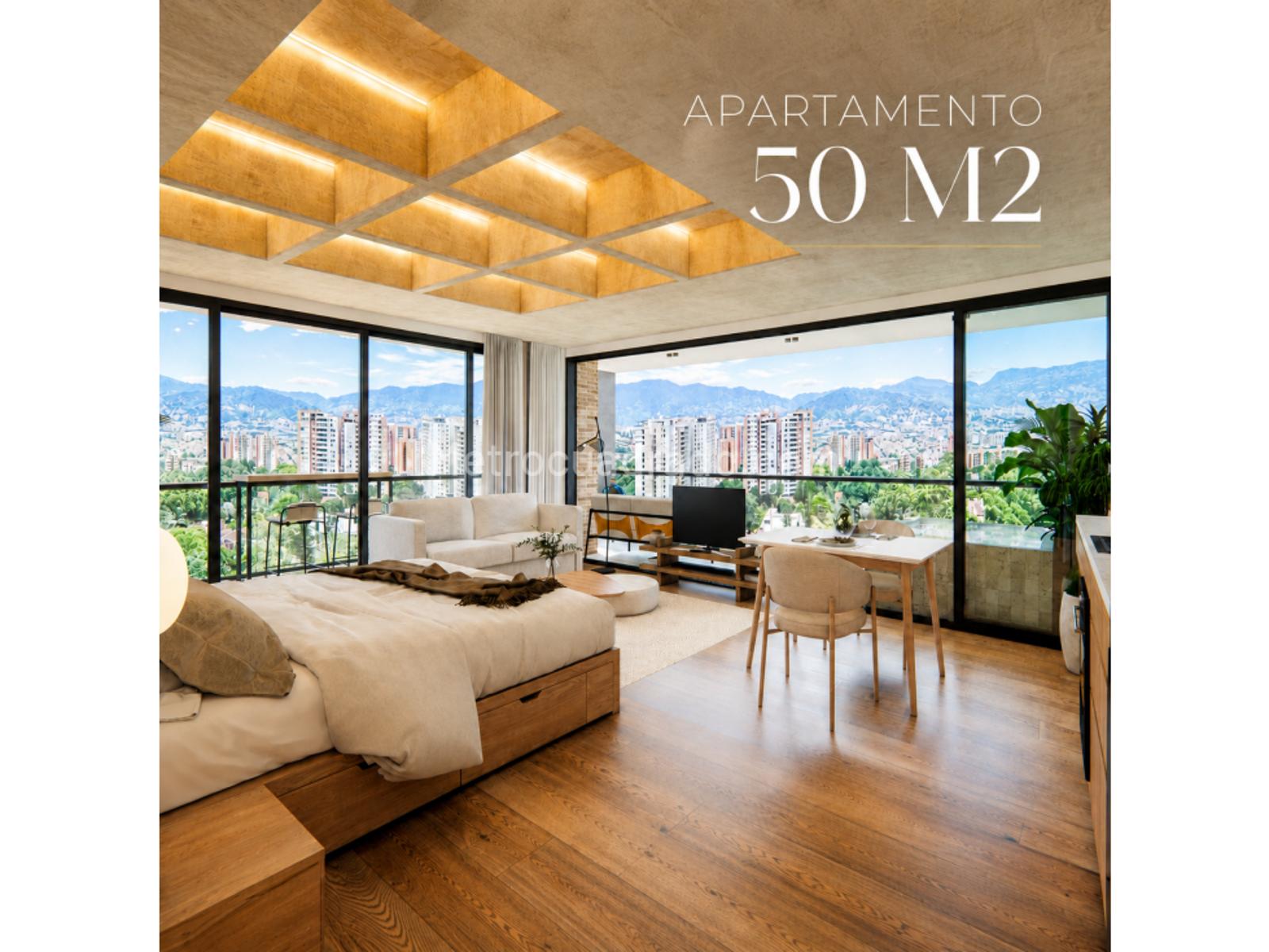 Apartamento de 2 habitaciones en venta en La Aguacatala, Medellín — imagen 1 de 14