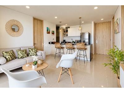 Apartamento de 2 alcobas en venta en Zona Residencial Marbella, Cartagena, 89 m² · foto 4 de 7