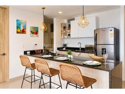 Apartamento de 2 alcobas en venta en Zona Residencial Marbella, Cartagena, 89 m² · foto 5 de 7