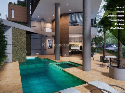 Apartamento de 2 alcobas en venta en Tejares, Cali, 76 m² · foto 3 de 4