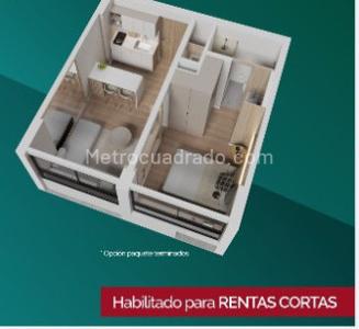 Apartaestudio en venta en Chipichape, Cali, 30 m² · foto 4 de 6
