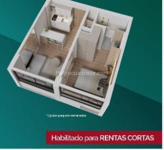 Apartaestudio en venta en Chipichape, Cali, 30 m² · foto 3 de 4