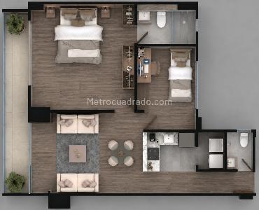 Apartamento en venta en Nicolas De Federman, Bogotá · foto 5 de 5