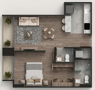 Apartamento en venta en Nicolas De Federman, Bogotá · foto 4 de 4