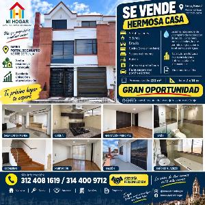 Casa de 4 alcobas en venta en Urbanizacion Canapro, Tunja, 200 m² · foto 2 de 9