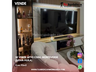 Apartamento de 3 alcobas en venta en Conjunto Monteverde, Neiva, 92 m² · foto 2 de 11