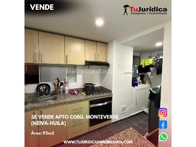 Apartamento de 3 alcobas en venta en Conjunto Monteverde, Neiva, 92 m² · foto 3 de 11