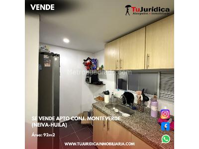 Apartamento de 3 alcobas en venta en Conjunto Monteverde, Neiva, 92 m² · foto 4 de 11