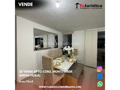 Apartamento de 3 alcobas en venta en Conjunto Monteverde, Neiva, 92 m² · foto 5 de 11