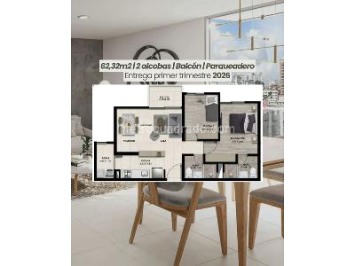 Apartamento en venta en Avenida Kevin Angel, Manizales · foto 2 de 3
