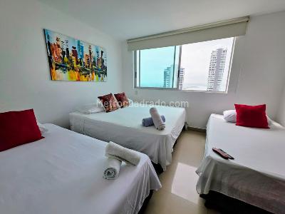 Apartamento de 2 alcobas en venta en Bocagrande, Cartagena, 80 m² · foto 18 de 20