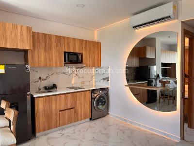 Apartamento de 1 alcoba en venta en Crespo, Cartagena, 43 m² · foto 3 de 18