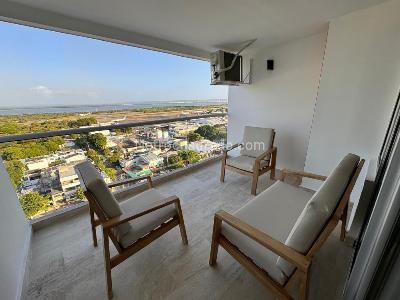 Apartamento de 1 alcoba en venta en Crespo, Cartagena, 43 m² · foto 7 de 18