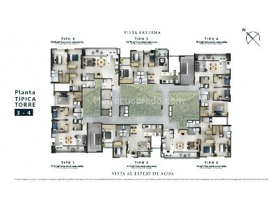 Apartamento de 3 alcobas en venta en Rionegro, Rionegro, 64 m² · foto 12 de 19