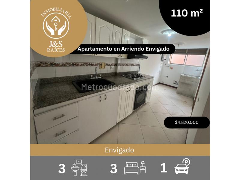 3BR Apartment with Balcony in Jardines, Envigado (Ciudad de San Lucas)