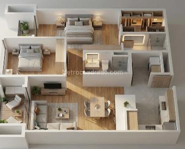 Apartamento de 2 alcobas en venta en Industrial Via 40, Barranquilla, 66 m² · foto 8 de 8