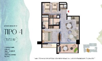Apartamento en venta en Bello Horizonte, Santa Marta · foto 6 de 6