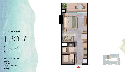Apartamento en venta en Bello Horizonte, Santa Marta · foto 6 de 6