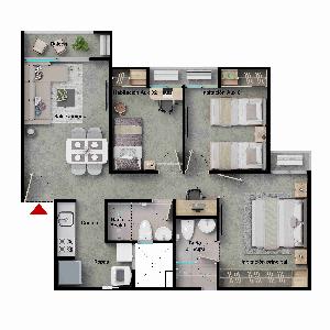 Apartamento en venta en Curinca, Santa Marta · foto 3 de 5
