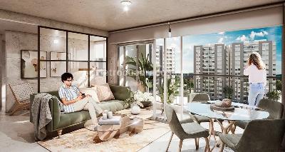 Apartamento de 2 alcobas en venta en Las Vegas De Comfandi, Cali, 46 m² · foto 5 de 6