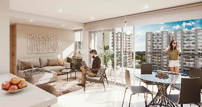 Apartamento de 2 alcobas en venta en Las Vegas De Comfandi, Cali, 46 m² · foto 6 de 6