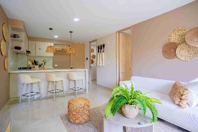 Apartamento de 2 alcobas en venta en Peñalisa, Girardot, 59 m² · foto 2 de 4