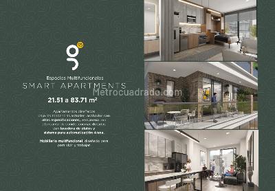 Apartaestudio en venta en Chico Norte, Bogotá, 21 m² · foto 9 de 12